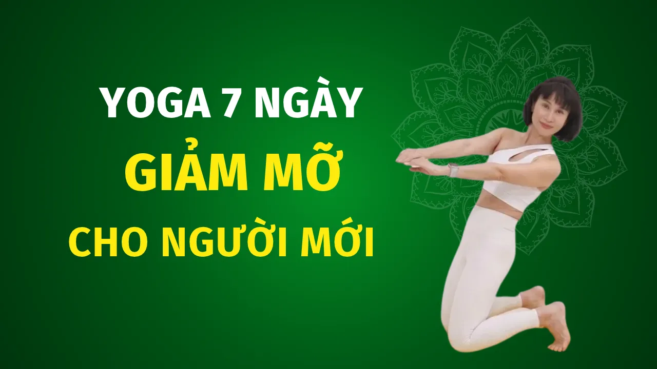 Yoga 7 Ngày Giảm Mỡ Cho Người Mới Tập